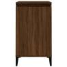 Stylish Brown Oak Bedside Cabinet - 40x35x70 cm | Hipo Market