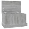 Grey Sonoma Storage Box - Durable Engineered Wood | Hipo Market