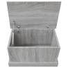 Grey Sonoma Storage Box - Durable Engineered Wood | Hipo Market