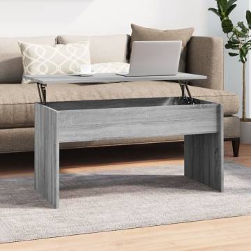 Stylish Grey Sonoma Coffee Table | Versatile & Modern Design