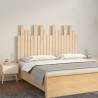 Wall Headboard 127.5x3x80 cm Solid Wood Pine Colour natural Size 127.5 x 80 cm Quantity in Package 1 