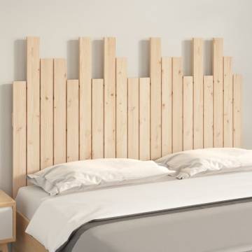 Elegant Solid Pine Wall Headboard - 127.5x3x80 cm