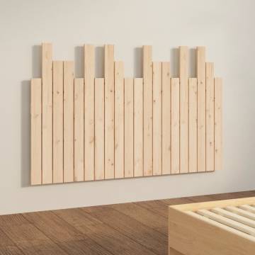 Elegant Solid Pine Wall Headboard - 127.5x3x80 cm