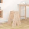 Stools 2 pcs 40x40x60 cm Solid Wood Pine - Rustic Design