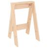 Stools 2 pcs 40x40x60 cm Solid Wood Pine - Rustic Design