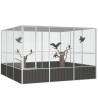 Bird Cage Anthracite - Durable Galvanised Steel 302.5x324.5cm