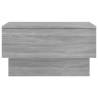 Wall-mounted Bedside Cabinet Grey Sonoma - Space Saving Design