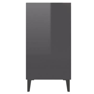 High Gloss Grey Sideboard | Stylish Storage Solution