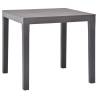 Garden Table Mocca 78x78x72 cm - Weather Resistant & Stylish