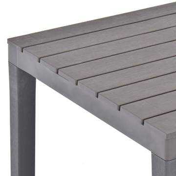 Garden Table Mocca 78x78x72 cm - Weather Resistant & Stylish