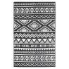 Outdoor Rug Black 160x230 cm | Stylish Patio Carpet