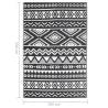 Outdoor Rug Black 160x230 cm | Stylish Patio Carpet