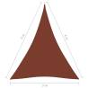 Terracotta Sunshade Sail - Triangular Oxford Fabric 3x4x4 m