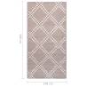 Trendy Outdoor Carpet Brown 190x290 cm | Hipomarket