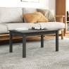 Coffee Table Grey 80x50x40 cm Solid Wood Pine Colour grey Size 80 x 50 x 40 cm Quantity in Package 1 