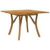 Garden Table 110x110 cm Solid Acacia Wood | Hipo Market