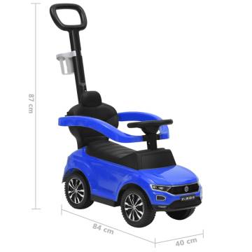 Step Car Volkswagen T-Roc Blue - Fun for Kids | HipoMarket