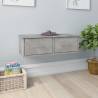 Wall-mounted Drawer Shelf Concrete Grey 60x26x18.5 cm Engineered Wood Colour concrete grey Quantity in Package 1 Number of Pieces 