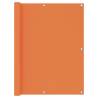 Balcony Screen Orange 120x300 cm - Privacy & Waterproof