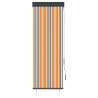 Outdoor Roller Blind 60x250 cm - Stylish Yellow and Blue