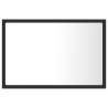 LED Bathroom Mirror Grey 60x8.5x37 cm | Modern Aesthetic