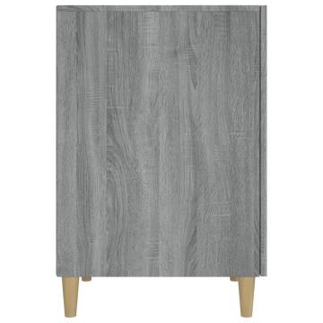 Desk Grey Sonoma 140x50x75 cm | Engineered Wood | Hipo Market