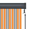 Outdoor Roller Blind 60x250 cm - Stylish Yellow and Blue