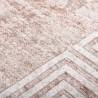 Washable Beige Rug 80x300 cm | Anti-Slip & Durable