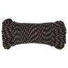 Boat Rope Black 5mm 50m - Durable Polypropylene for Boating