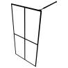 Walk-in Shower Screen 140x195 cm | Frosted Tempered Glass