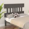 Bed Headboard Grey 143.5x3x81 cm Solid Wood Pine Colour grey Size 143.5 x 81 cm Quantity in Package 1 