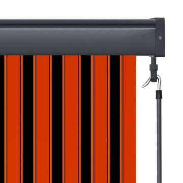 Outdoor Roller Blind 60x250 cm - Orange & Brown | HipoMarket