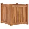 Solid Teak Wood Raised Bed 40x40x40 cm | Hipo Market