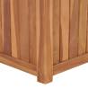 Solid Teak Wood Raised Bed 40x40x40 cm | Hipo Market