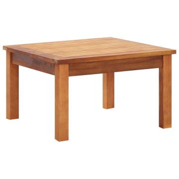 Garden Coffee Table - Solid Acacia Wood 60x60x36 cm