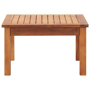 Garden Coffee Table - Solid Acacia Wood 60x60x36 cm