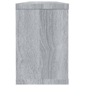 Stylish Grey Sonoma Wall Cube Shelves - Set of 6 | HipoMarket