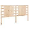 Stylish Solid Wood Pine Headboard - 206x4x100 cm