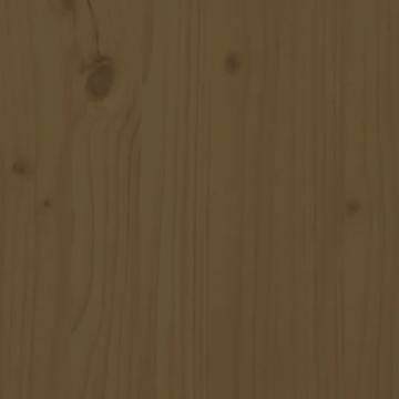 Desk Honey Brown 140x50 cm - Solid Pine Wood for Home & Office