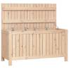 Garden Storage Box 115x49x60 cm - Solid Wood Pine | Hipo Market