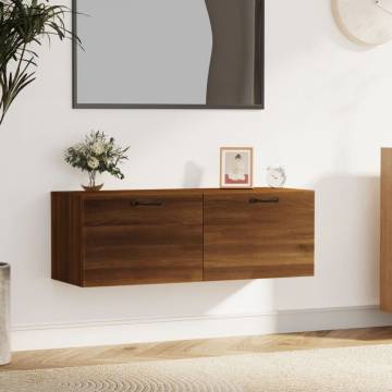 Wall Cabinet Brown Oak 100x36.5 cm - Enhance Your Space