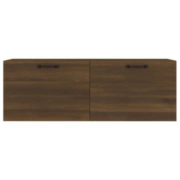 Wall Cabinet Brown Oak 100x36.5 cm - Enhance Your Space