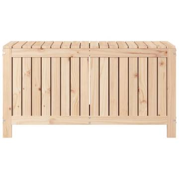 Garden Storage Box 115x49x60 cm - Solid Wood Pine | Hipo Market