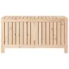 Garden Storage Box 115x49x60 cm - Solid Wood Pine | Hipo Market