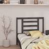 Bed Headboard Grey 96x4x100 cm Solid Wood Pine Colour grey Size 96 x 100 cm Quantity in Package 1 