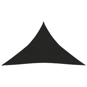 HDPE Sunshade Sail 160 g/m² Black 3x3x4.2 m - Shop Now