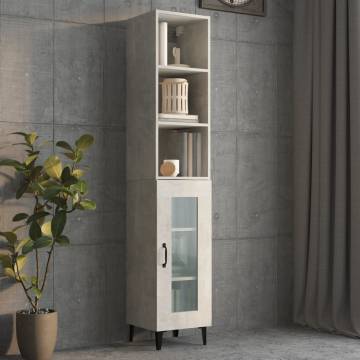 Wall Cabinet Concrete Grey - Stylish Storage Solution