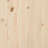 Stylish Solid Pine Headboard 100x3x80 cm - Hipomarket UK