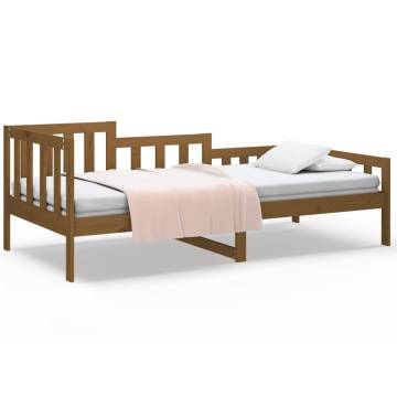 Day Bed Honey Brown 90x190 cm Solid Wood Pine - Versatile Design