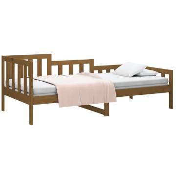 Day Bed Honey Brown 90x190 cm Solid Wood Pine - Versatile Design